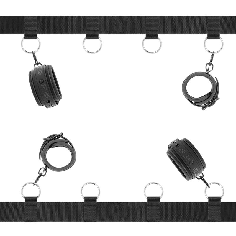 Fetish Submissive Luxury - Bed Ties Set With Noprene Lining