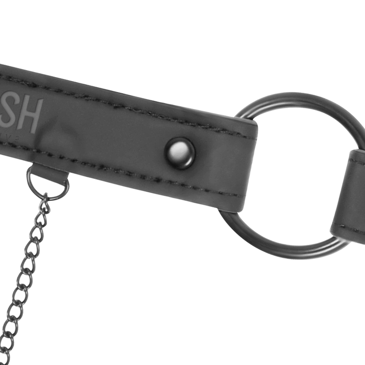 Fetish Submissive Gag - Ring With Nipple Clamps