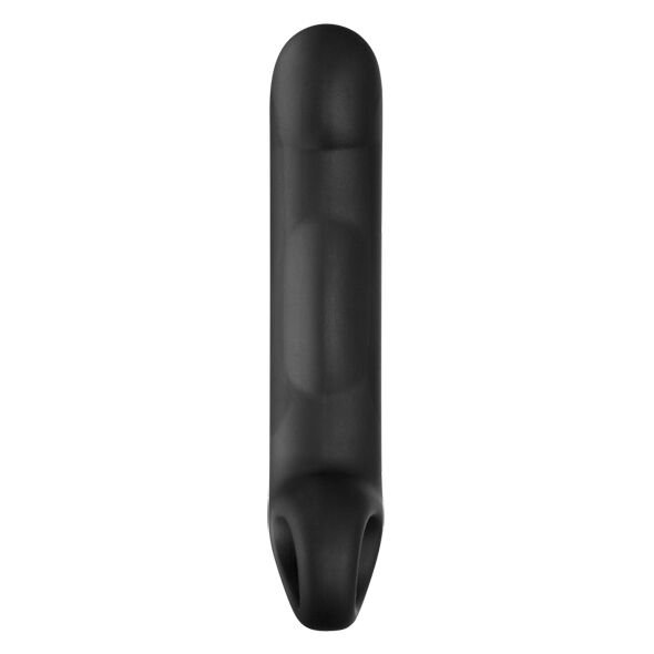 Electrastim Ovid Silicone Black Dildo — Black