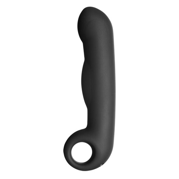 Electrastim Ovid Silicone Black Dildo — Black