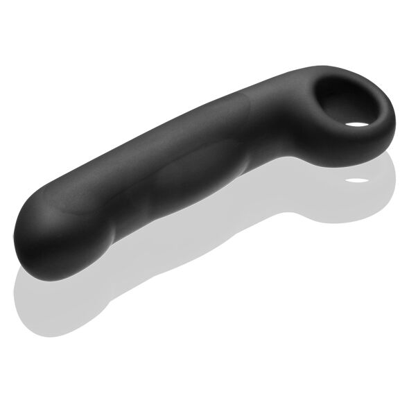 Electrastim Ovid Silicone Black Dildo — Black