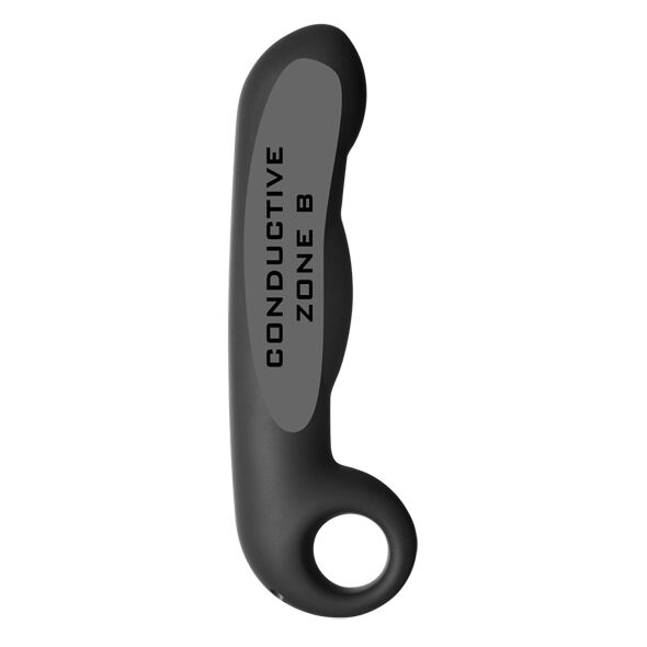 Electrastim Ovid Silicone Black Dildo — Black
