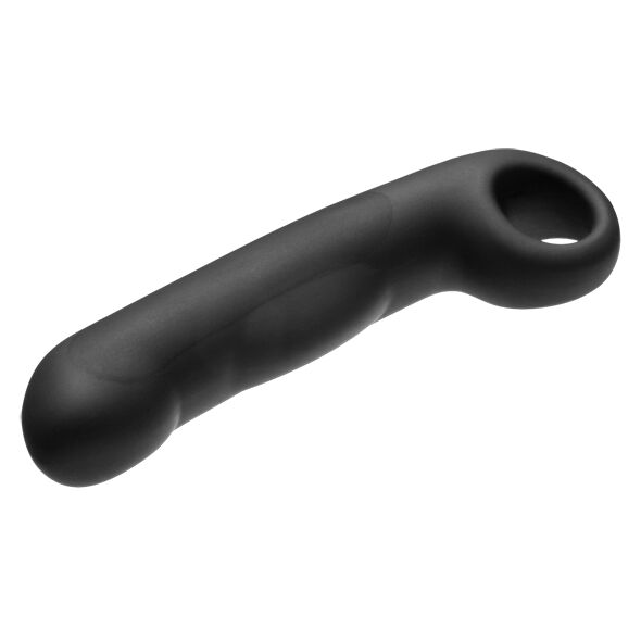 Electrastim Ovid Silicone Black Dildo — Black