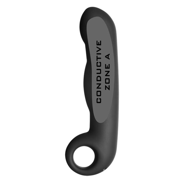 Electrastim Ovid Silicone Black Dildo — Black