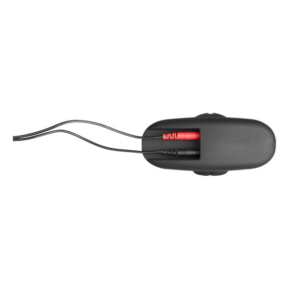 Electrastim Silicone Black Rocker Butt Plug Medium — Black
