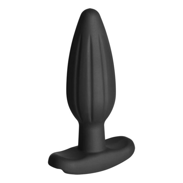 Electrastim Silicone Black Rocker Butt Plug Medium — Black