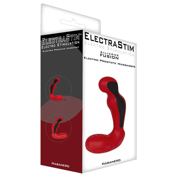 Electrastim Silicone Fusion Habanero Prostate Massager — Red