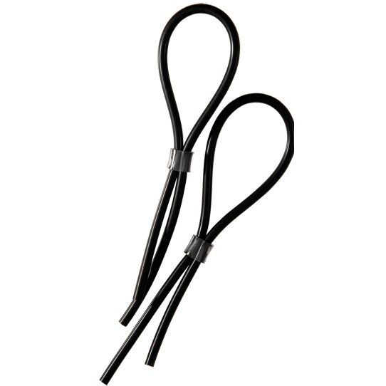 ElectraStim rubber adjustable cock and scrotal loops