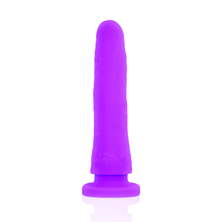 Delta Club Toys Lilac Dildo Medical Silicone 17 CM — Purple Silicone