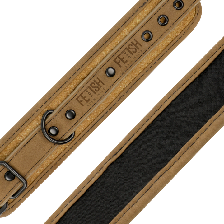 Fetish Submissive Origen - Vegan Leather Handcuffs With