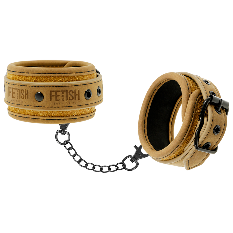 Fetish Submissive Origen - Vegan Leather Ankle Cuffs With