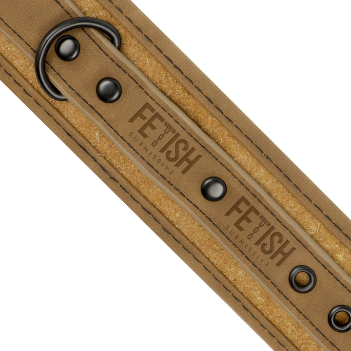 Fetish Submissive Origen - Vegan Leather Ankle Cuffs With