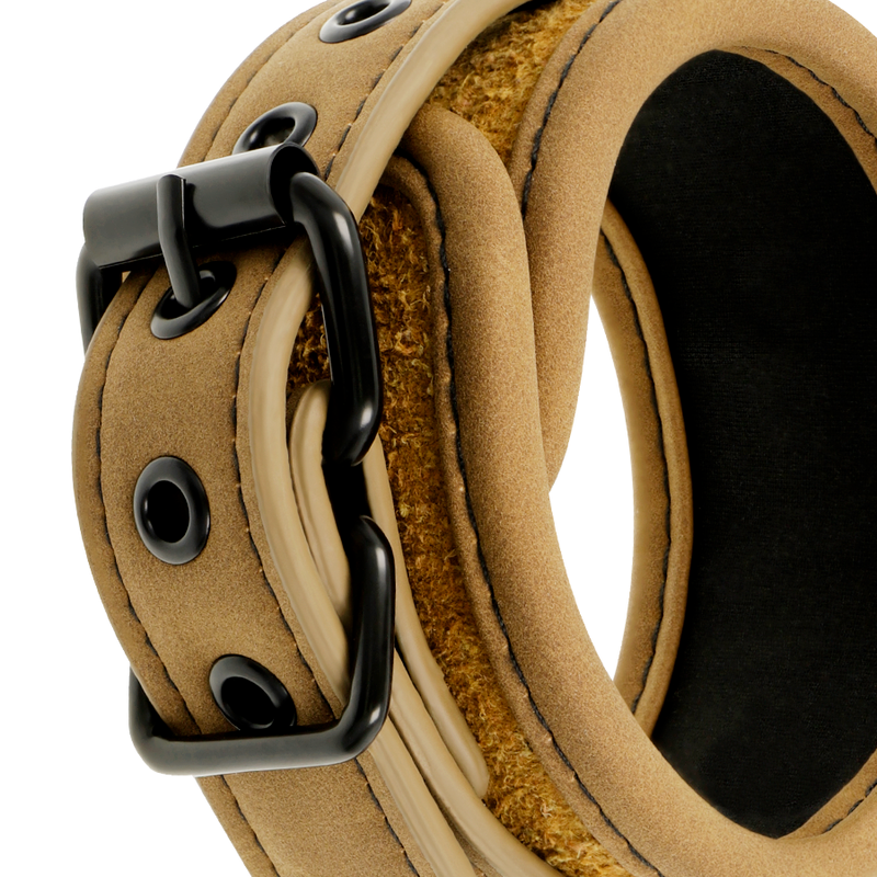 Fetish Submissive Origen - Vegan Leather Ankle Cuffs With