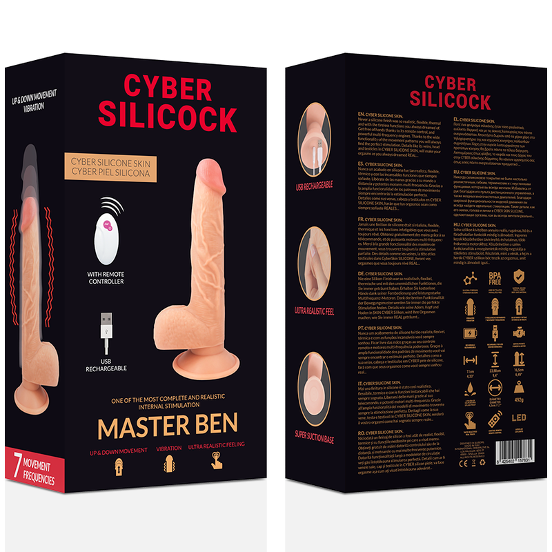 Cyber Silicock - Remote Control Realistic Master Ben 23.88 CM — Skin