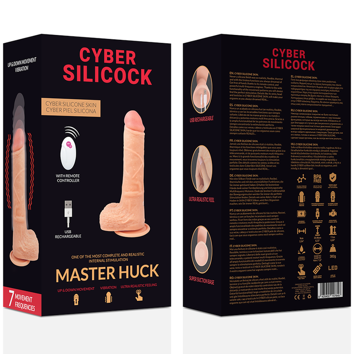 Cyber Silicock - Remote Control Realistic Master Huck 20.9 CM -O- 4 CM — Skin
