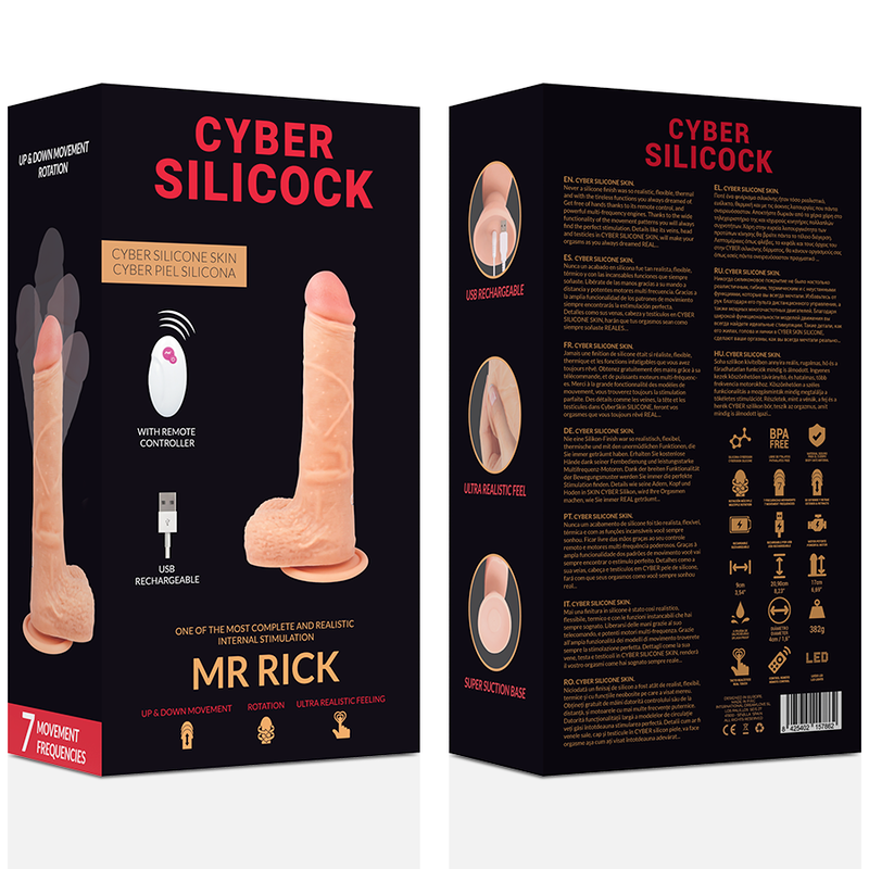 Cyber Silicock - Remote Control Realistic Mr Rick 20.9 CM -O — Skin