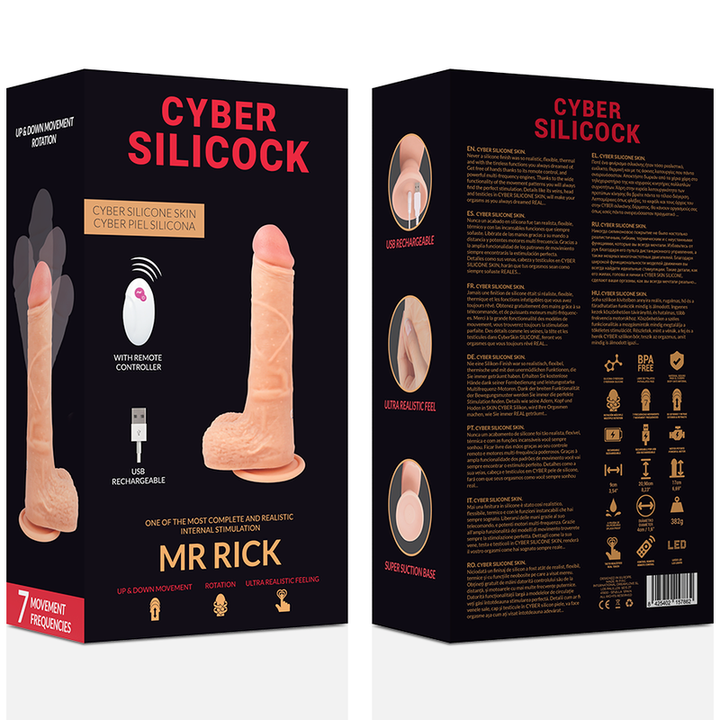 Cyber Silicock - Remote Control Realistic Mr Rick 20.9 CM -O — Skin