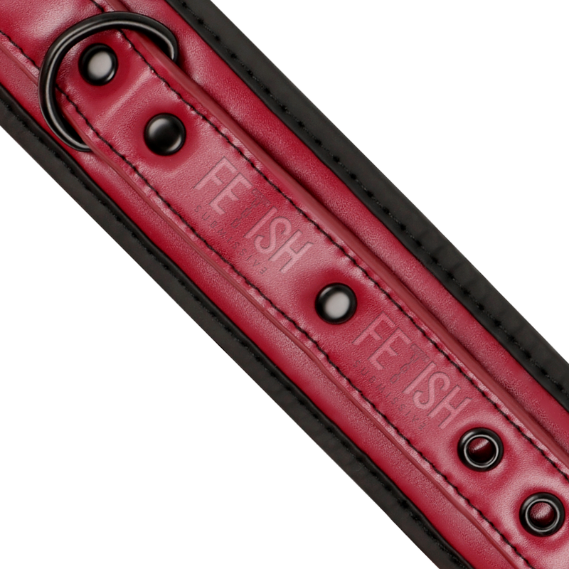 Fetish Submissive Dark Room - Vegan Leather Ankle Handcuffs
