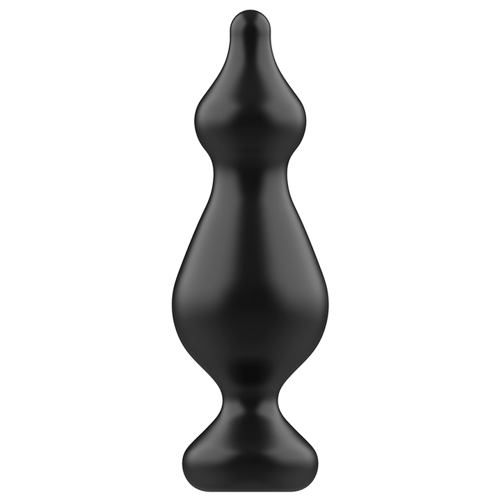 Addicted Toys Anal Sexual Plug 13.6 CM Black — Black · Silicone