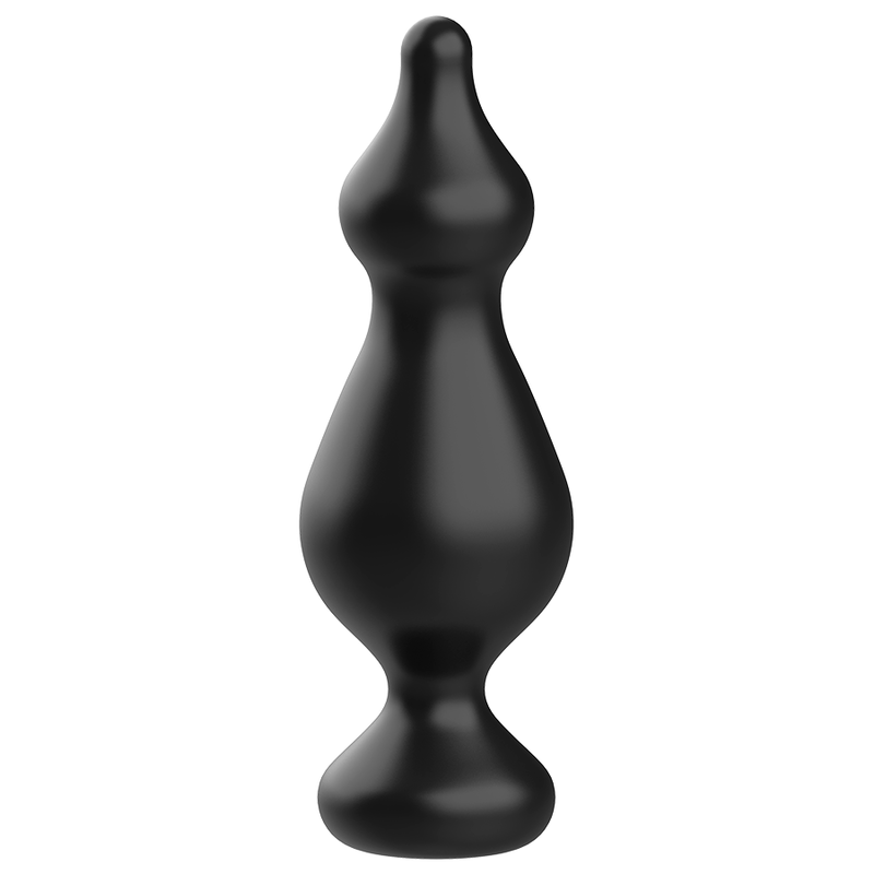 Addicted Toys Anal Sexual Plug 13.6 CM Black — Black · Silicone