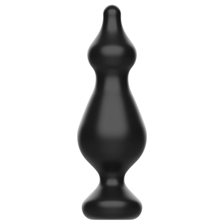 Addicted Toys Anal Sexual Plug 13.6 CM Black — Black · Silicone