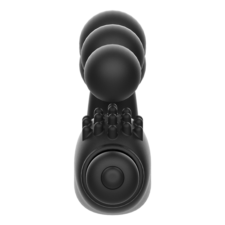 Addicted Toys Anal Massager Prostatic With Vibration — Black · Silicone