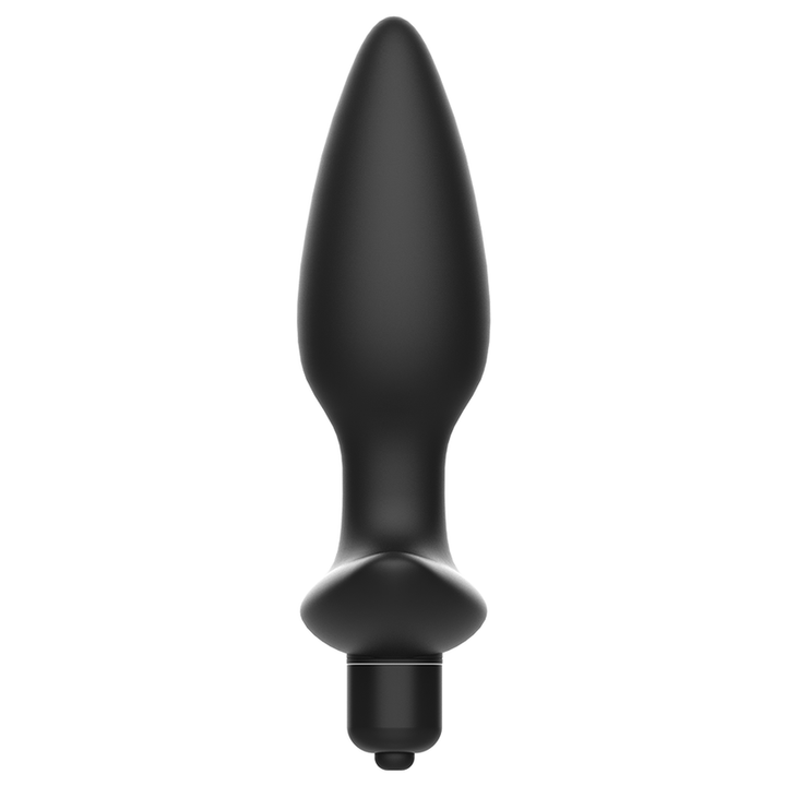 Addicted Toys Massager Plug Anal With Vibration Black — Black · Silicone